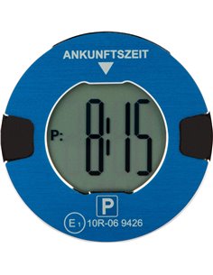OOONO P-Disc No1 blu disco orario elettr. per auto
