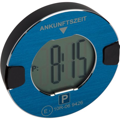 OOONO P-Disc No1 blu disco orario elettr. per auto