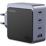 UGREEN Nexode S 100W 4-Port GaN caricatore rapido EU grigio