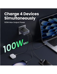 UGREEN Nexode S 100W 4-Port GaN caricatore rapido EU grigio 2