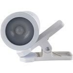 REV LED lampada c.clip a batt. interruttore, bianco 20141003