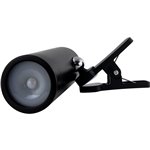 REV LED lampada c. clip a batt. c. interruttore, nero 201410