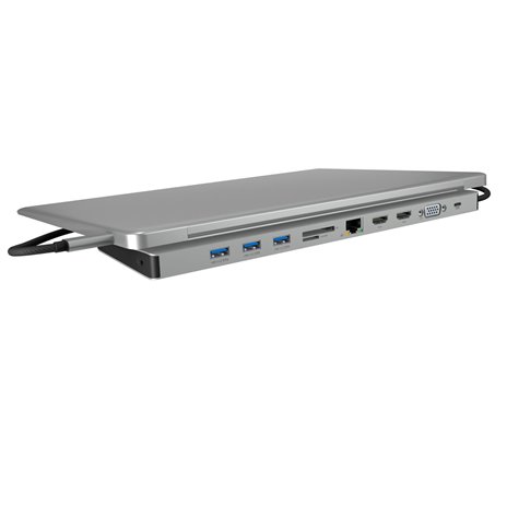 RaidSonic ICY BOX IB-DK2106a-CPD 11-in-1 DockingStation