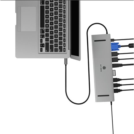 RaidSonic ICY BOX IB-DK2106a-CPD 11-in-1 DockingStation