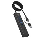 Raidsonic ICY BOX IB-HUB1737-C3 7-Port USB 3.2 Gen 1 Hub