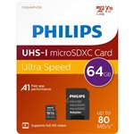 Philips MicroSDXC 2-Pack    64GB Class 10 UHS-I U1 incl. Ada