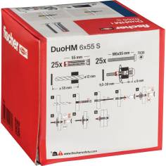 Fischer DuoHM 6x55 S TX 25 pz. 2