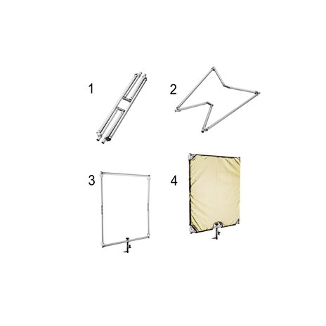 walimex pro 5in1 Diffusor Panel pieghevole 145