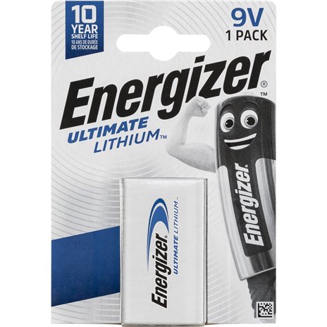 ENERGIZER Ultimate Lithium 9V Block 1er Blister