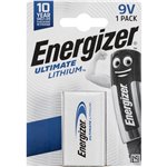 ENERGIZER Ultimate Lithium 9V Block 1er Blister