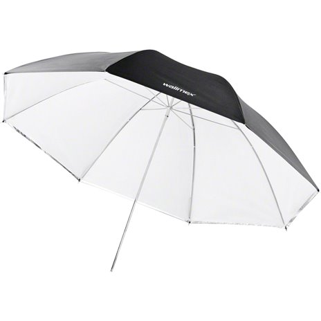 walimex 2in1  109cm  Reflex-& Translucent ombrello bianco