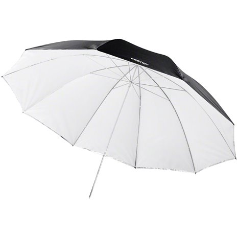 walimex 2in1  150cm  Reflex-& Translucent ombrello  bianco