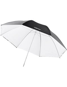 walimex 2in1   84cm  Reflex-& Translucent ombrello   bianco
