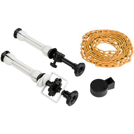 walimex kit di fissaggio + catena e peso, arancio