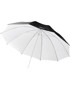 walimex pro ombrello riflettente nero/bianco, 150cm