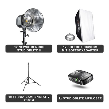 Walimex pro Newcomer 300 II kit Single