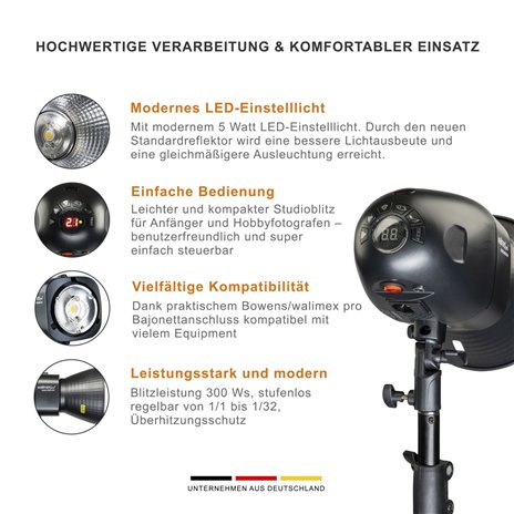 Walimex pro Newcomer 300 II kit Single