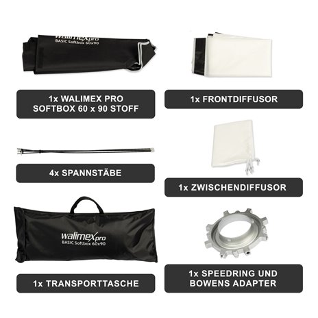walimex pro Softbox Basic 60x90