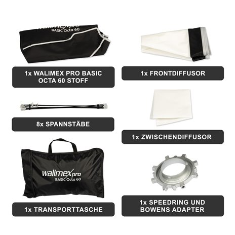 walimex pro Softbox Basic Octa 60