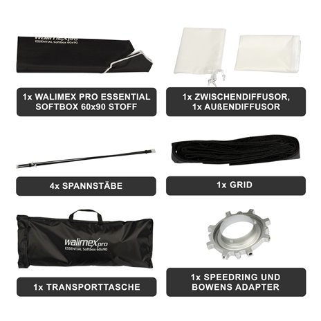 walimex pro Softbox Essential 60x90