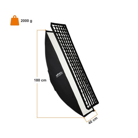 walimex pro Softbox Essential Striplight 40x180