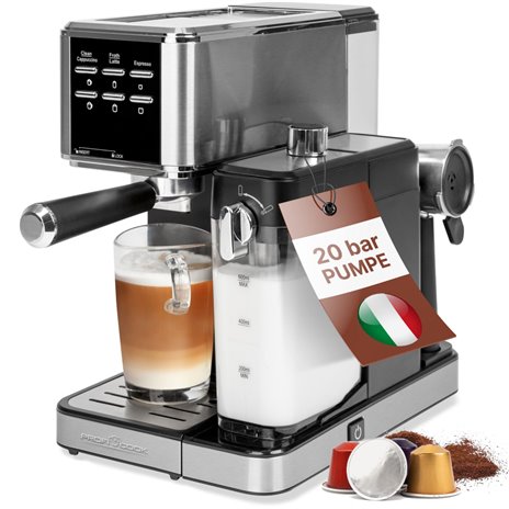 Proficook PC-ES-KA 1266 Siebträger und Nespresso