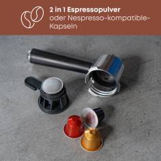 Proficook PC-ES-KA 1266 Siebträger und Nespresso 2