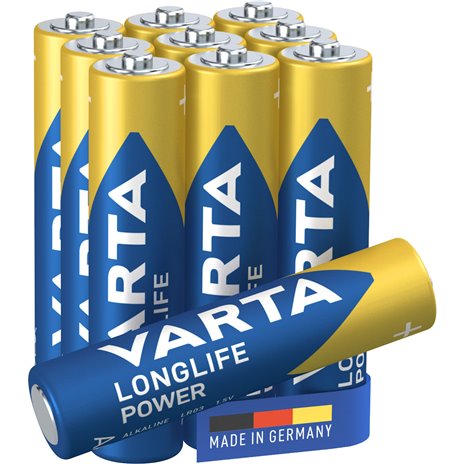 1x10 Varta Longlife Power Micro AAA LR 03            0490312