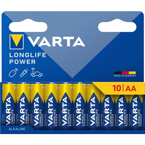 1x10 Varta Longlife Power Mignon AA LR 6              049061