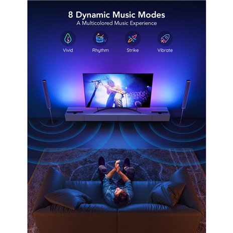 Govee RGBIC TV Light Bars für 45-70 Zoll TV