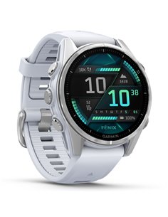 Garmin fenix 8 (43mm) bianco pietra/argento
