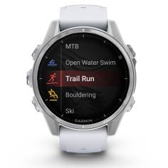 Garmin fenix 8 (43mm) bianco pietra/argento 2