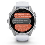 Garmin fenix 8 (43mm) bianco pietra/argento