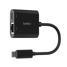 Belkin Connect USB-C Ethernet Adapter 100W PD black INC019bt 2