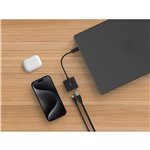 Belkin Connect USB-C Ethernet Adapter 100W PD black INC019bt