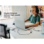 Belkin Connect USB-C Ethernet Adapter 100W PD black INC019bt