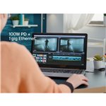 Belkin Connect USB-C Ethernet Adapter 100W PD black INC019bt