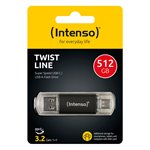 Intenso Twist Line         512GB USB Stick 3.2  USB-C & USB-