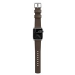 Nomad Strap Modern Leather Brown Connector Silver 38/40/41 m