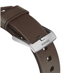 Nomad Strap Modern Leather Brown Connector Silver 38/40/41 m