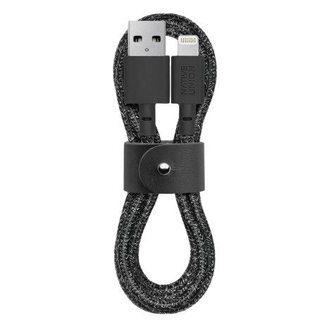 Native Union Belt Cable USB-A to Lightning 1,2m Black