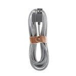 Native Union Belt Cable USB-A to Lightning 3m Zebra