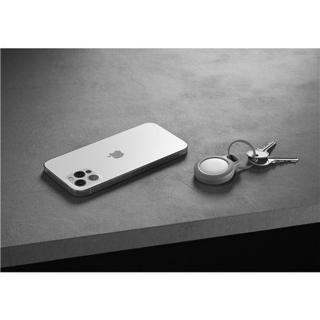 Nomad Rugged Keychain für AirTag White