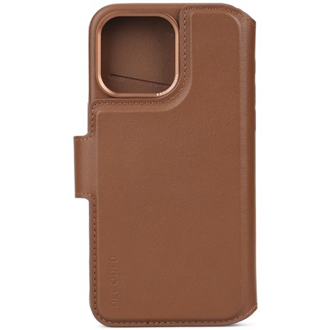 Decoded Leather Detachable Wallet for iPhone 15 Pro Tan
