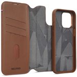 Decoded Leather Detachable Wallet for iPhone 15 Pro Tan