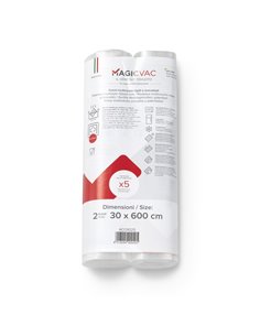 MagicVac 2 rotoli p. sottovuoto con etichetta prest. 30 cm x