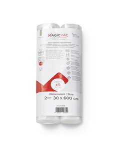 MagicVac 2 rotoli p. sottovuoto 30 cm x 6 m