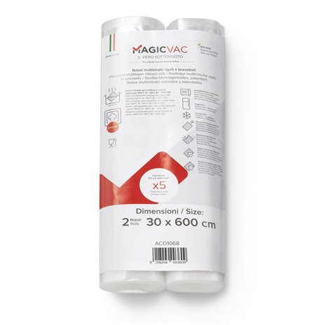 MagicVac 2 rotoli p. sottovuoto 30 cm x 6 m