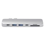 Satechi Type-C Pro Hub con 4K HDMI argento