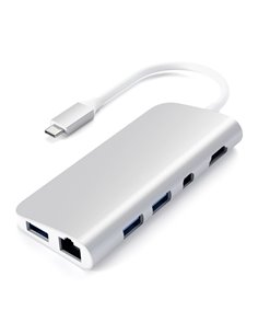 Satechi TYPE-C Multimedia adatt. argento